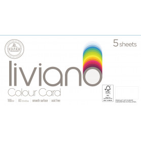 Liviano 180GSM A3 - Turquoise FSC Mix Credit - Pack 5