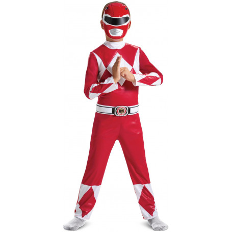 Power Rangers Red Ranger Fancy Dress Costume 7-8