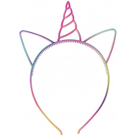 Pink Poppy Caticorn Dreams Rainbow Unicorn Horn Headband
