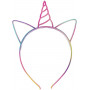Pink Poppy Caticorn Dreams Rainbow Unicorn Horn Headband