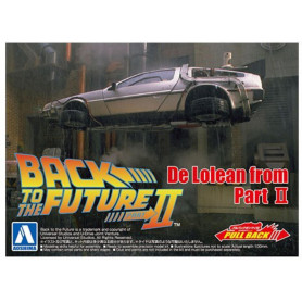 Back To The Future 1/43 Pullback Delorean From Part 2