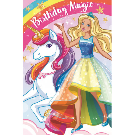 Barbie Rainbow Card