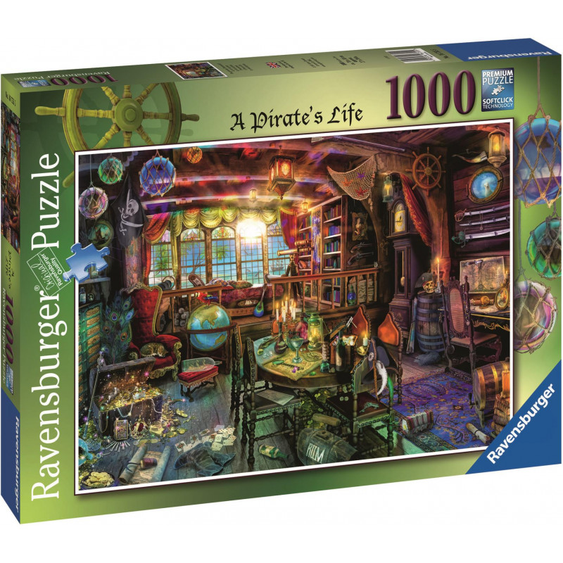 Ravensburger - A Pirate’s Life Puzzle 1000Pc | Mr Toys Toyworld