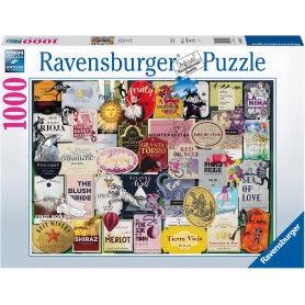 Ravensburger - Wine Labels Puzzle 1000Pc