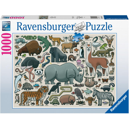 Ravensburger - You Wild Animal Puzzle 1000Pc