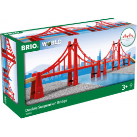 Brio Bridge - Double Suspension Bridge 5 Pcs
