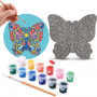 Paint Your Own - Butterfly Stepping Stone - Cement - 14 Pcs