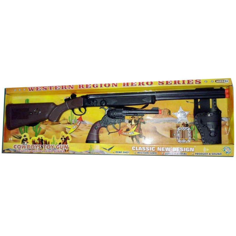 Battery Operated Cowboy Rifle & Pistol Set Afterpay