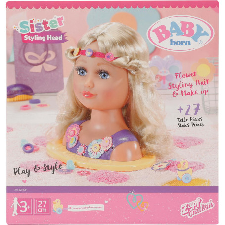 Baby Born Sister Styling Head Afterpay Available!
