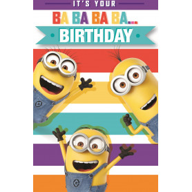 Minions Birthday Card