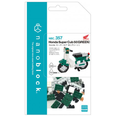 Nanoblock - Honda Super Cub 50 Green