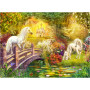 1000pce Tilbury Premium Puzzle - Enchanted Garden Unicorns