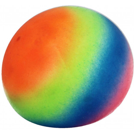 Large Rainbow Squish Ball 11cm