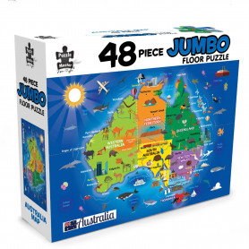 48 Piece Jumbo Floor Aussie Map