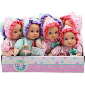 Gigo 9" Soft Baby Doll Assorted