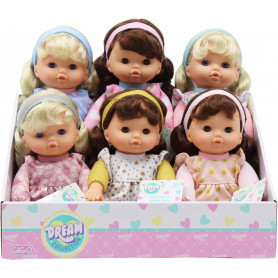Gigo 12" Assorted Soft Girl Dolls