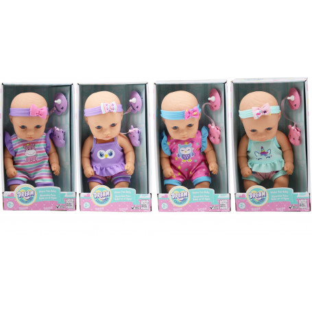 Gigo 10.5" Water Play Baby Dolls With Pacifier Assorted