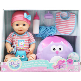 Gigo 16" Drink & Wet Baby With Potty Gift Set