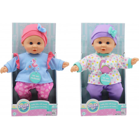 Gigo 12" Baby Babbler Dolls With 20 Sounds Assorted