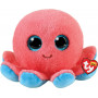 Beanie Boo Reg Sheldon Coral Octopus
