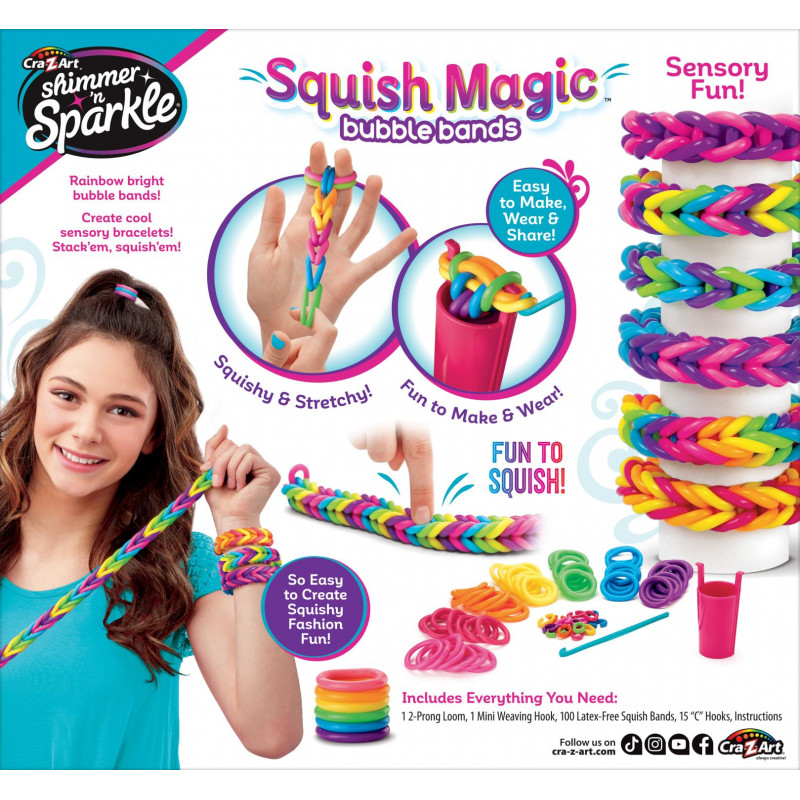 Shimmer N Sparkle Squish Magic Bubble Bands - Afterpay