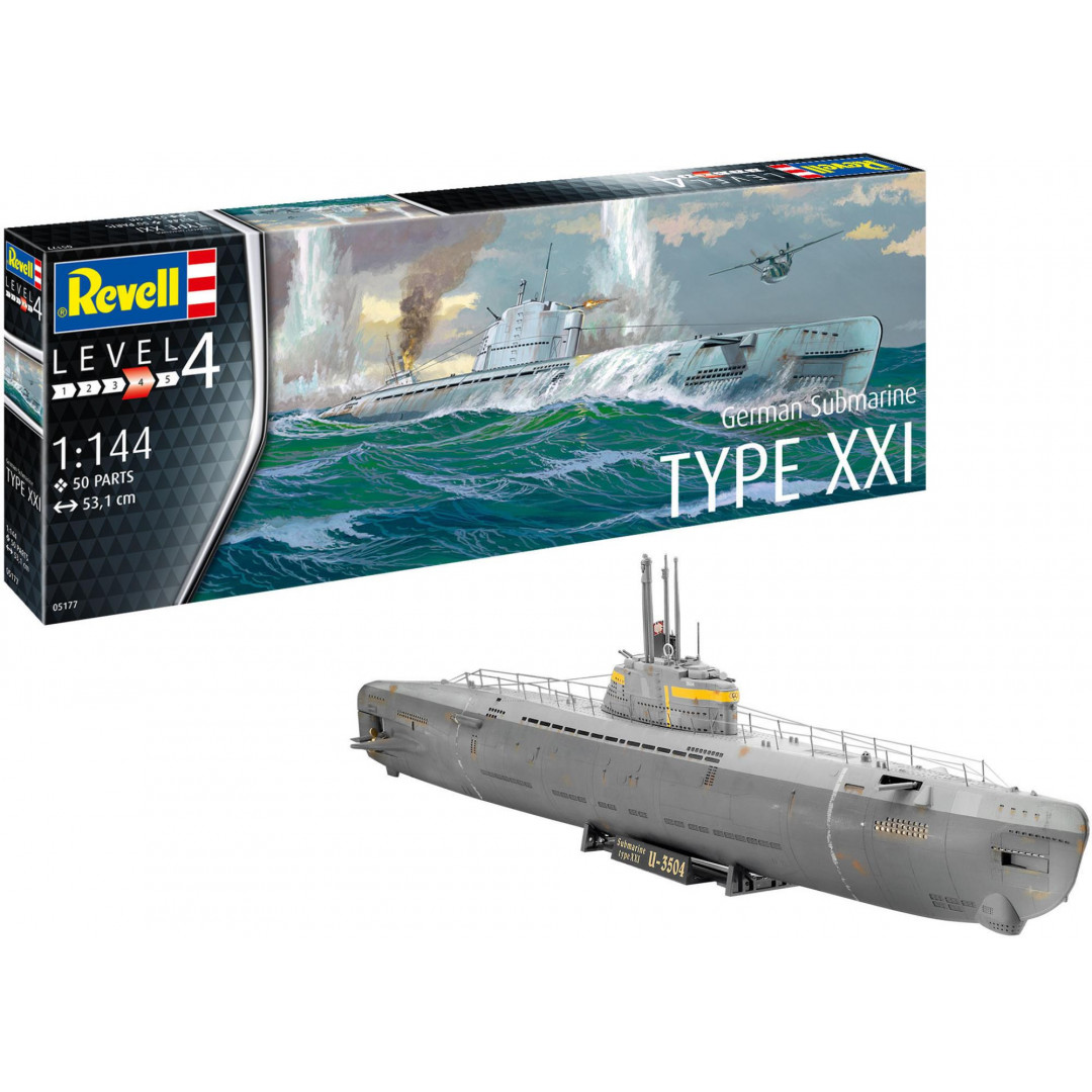 Revell 1/144 German Submarine Type Xxi | Mr Toys Toyworld