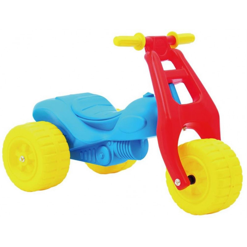 Yellow And Blue Rides ATV Ride On Blue, Red and Yellow - Afterpay Available!