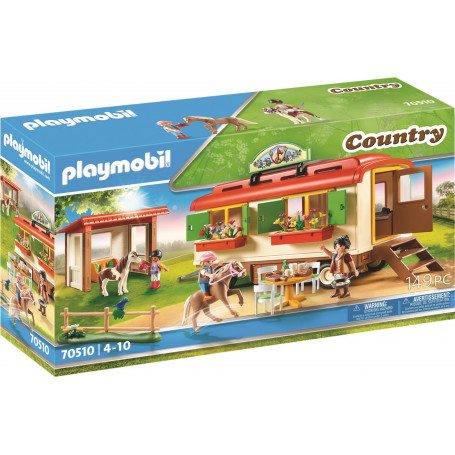 Playmobil - Pony Shelter with Mobile Home
