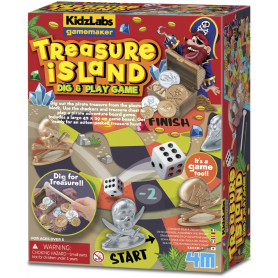 4M - Kidzlabs Gamemaker - Treasure Island Dig & Play Game