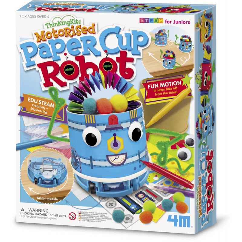 4M - Thinkingkits - Motorised Paper Cup Robot