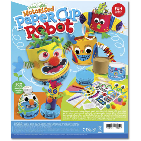 4M - Thinkingkits - Motorised Paper Cup Robot