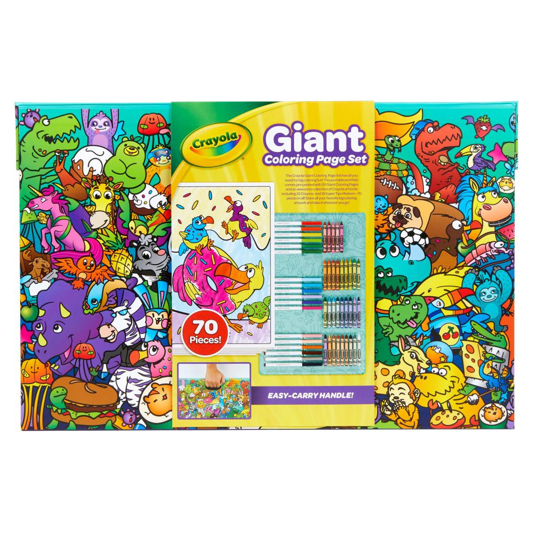 Crayola - Giant Colouring Page Art Kit | Mr Toys Toyworld