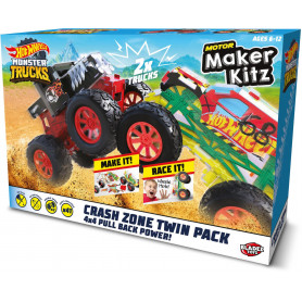 Hot Wheels Maker Kitz: Monster Truck Twin Pack