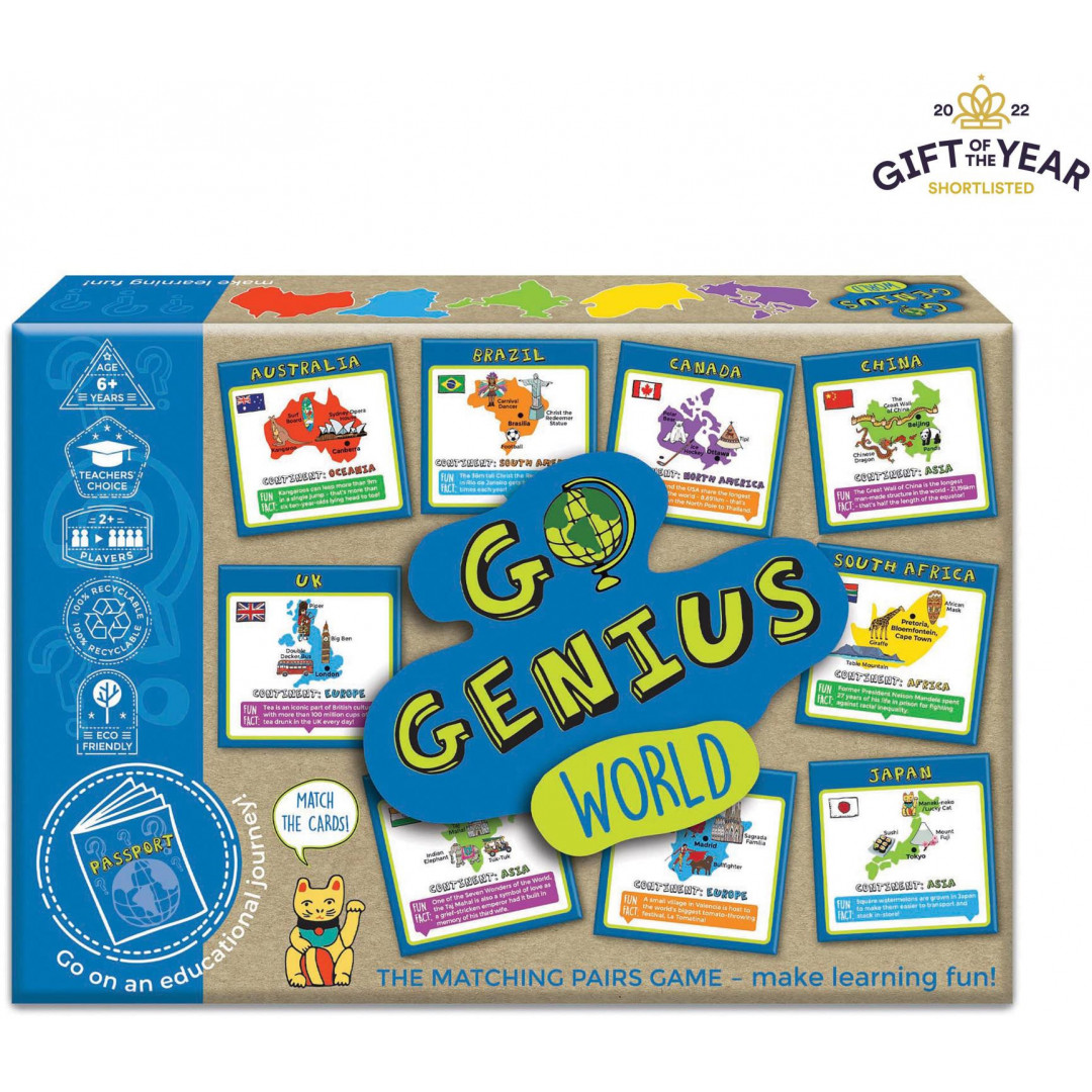 GO GENIUS WORLD - THE MATCHING PAIRS GAME GO GENIUS WORLD - THE MATCHING PAIRS GAME