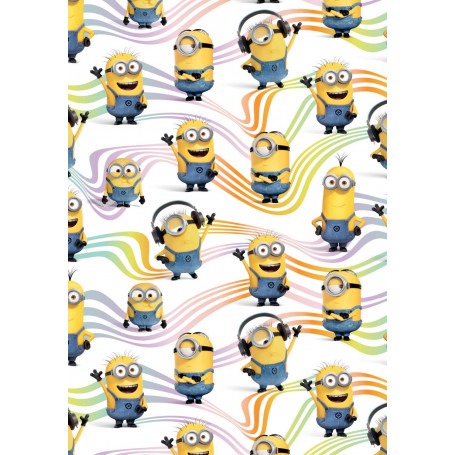 Mix Fold Wrap Minions Stripe