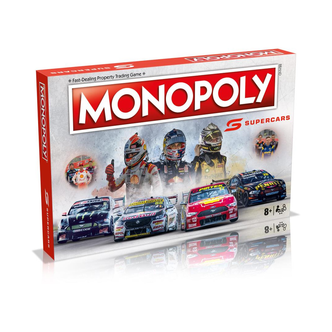Supercars Monopoly Game Shop Now!