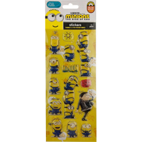 Minions 2 Stickers 3 Pack - Bubble