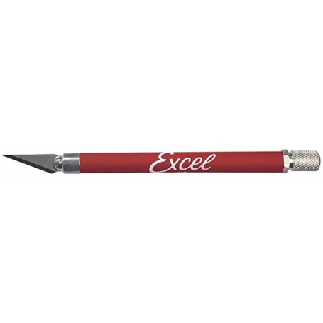 Excel K18 Grip-On Knife Red With Safety Cap