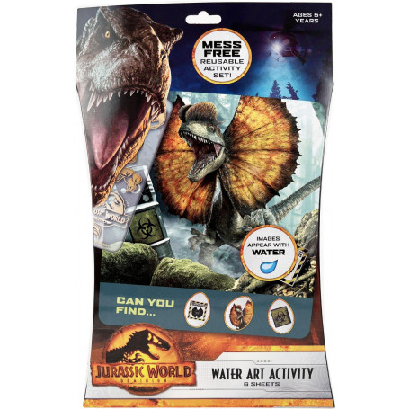 Jurassic World Water Art 6 Sheets