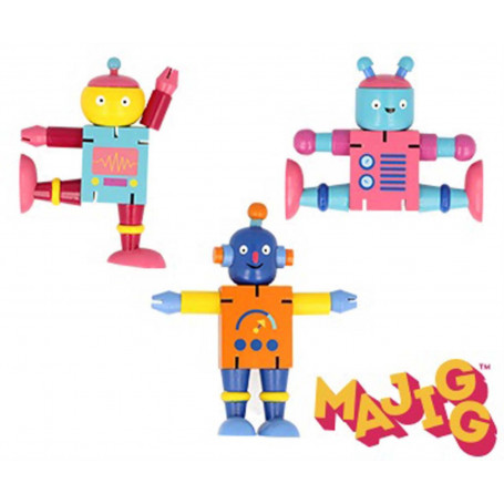 Majigg Flexi Robots 18M+ 11cm