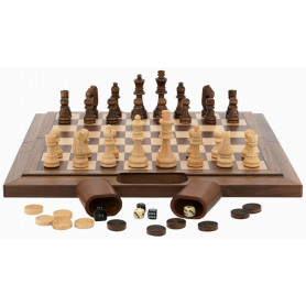 Chess/ Check/ B'G  Wanut 16'''