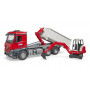 Bruder 1:16 MB Arocs Truck w/Roll-off Container & Excavator