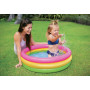 SUNSET GLOW BABY POOL, 3-Ring w/ Infl. Floor, Ages 1-3