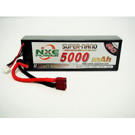 NXE 7.4v 5000mah 45c Hard Case Lipo w/Deans