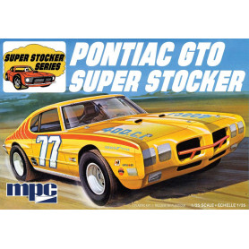 1:25 1970 Pontiac GTO Super Stocker 2T Drag Plastic Kit