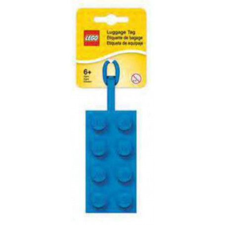 Lego Iconic 2x4 Brick Bag Tag (Blue)