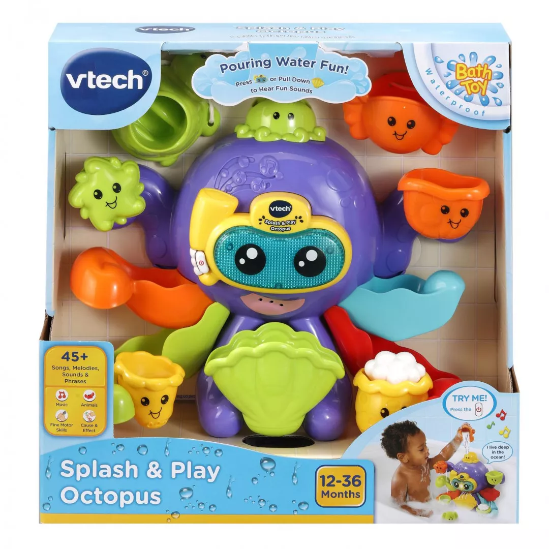 Magic Splash Vtech Vtech Splash & Play Octopus - Afterpay Available!