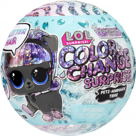 L.O.L. Surprise Glitter Color Change Pets Asst in PDQ