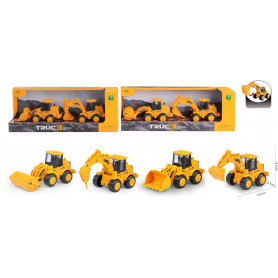 Twin Pack Friction Construction Vehicles 2 Assorted