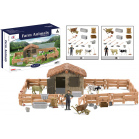 Barn Farm Yard With Animals Assorted